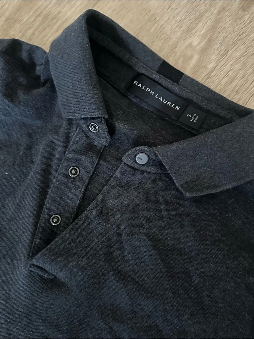 Ralph Lauren Men's Black Polo with Subtle Logo